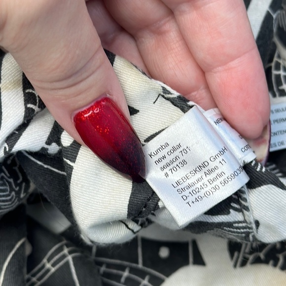 LIEBESKIND BERLIN KUMBA light grey Goat Skin Studded Bag - Picture 10 of 10